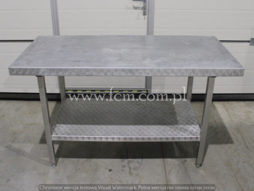 Stainless steel work table...